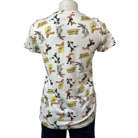 Looney Tunes Tee Bugs Bunny Tweety Bird Sylvester Cat Shirt Size S - Picture 5 of 9